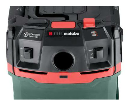 Metabo Absauganlage AS 36-18 L 30 PC CC – 2-in-1, 2000 mAh, 30 l, Akkubetrieb