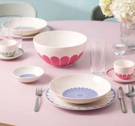 Villeroy & Boch Fleur Farbe Salatschüssel – 2,5 l, Porzellan, Mehrfarbig