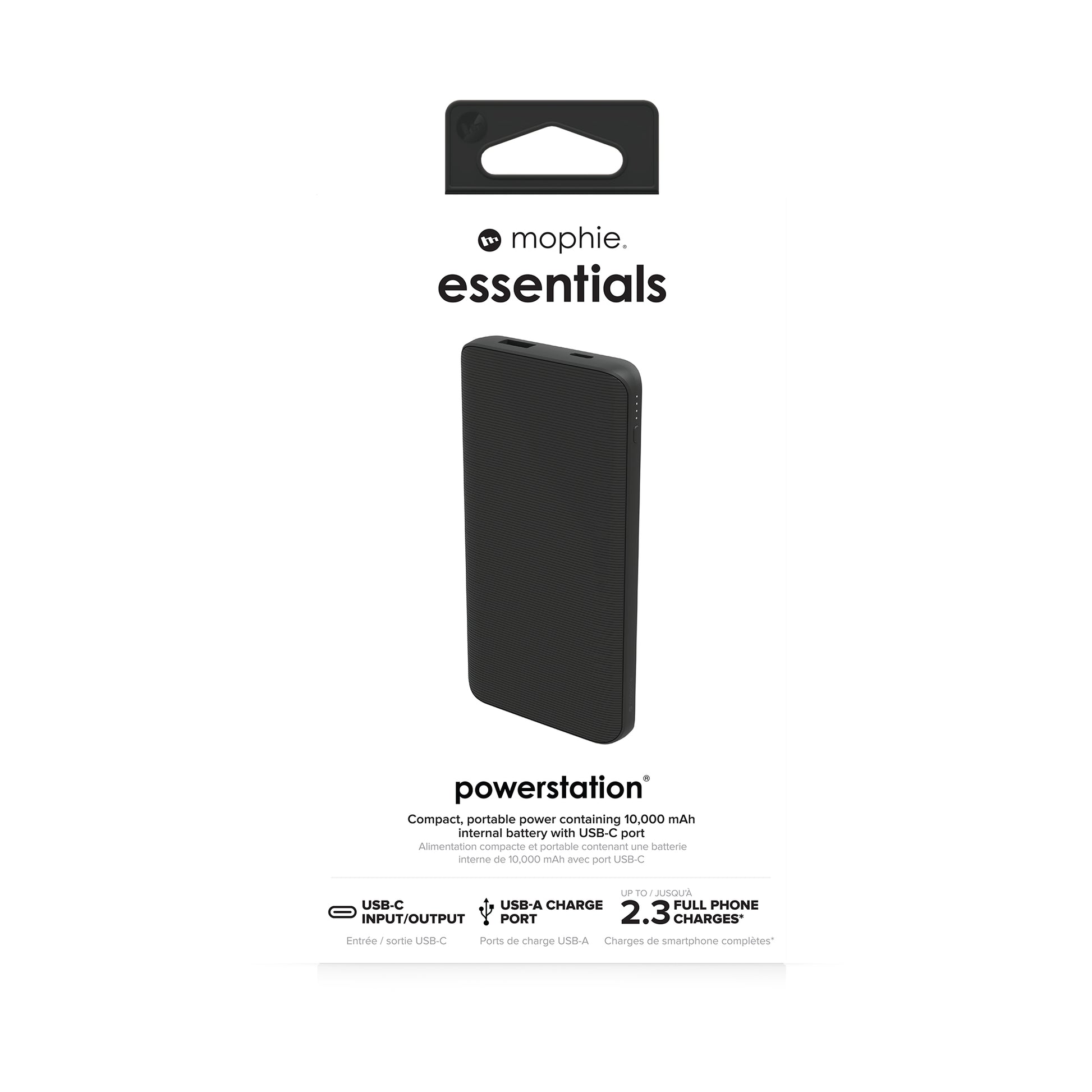 mophie Powerbank 10000 mAh, Schwarz