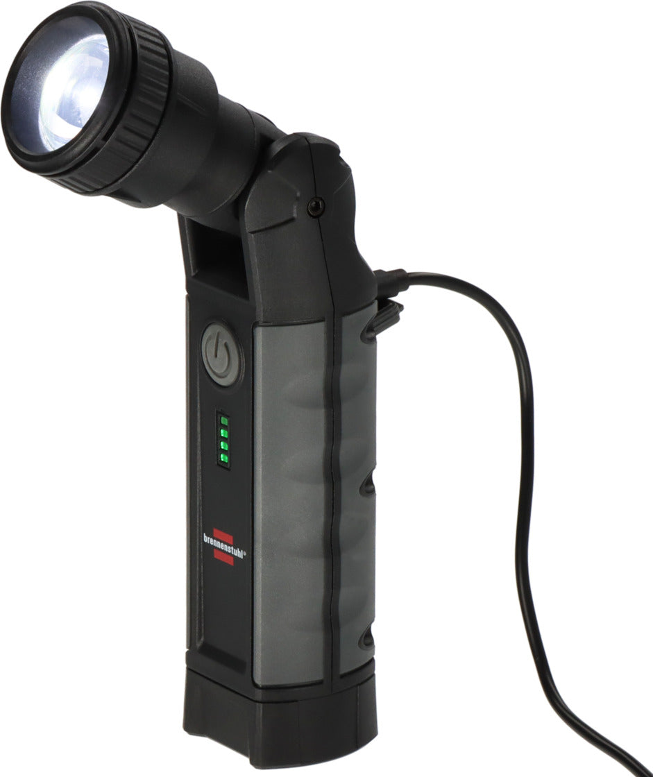 Brennenstuhl Taschenlampe TL 1000ACW – 1000 lm, IP54, USB-C, Akku 2500 mAh – Schwarz