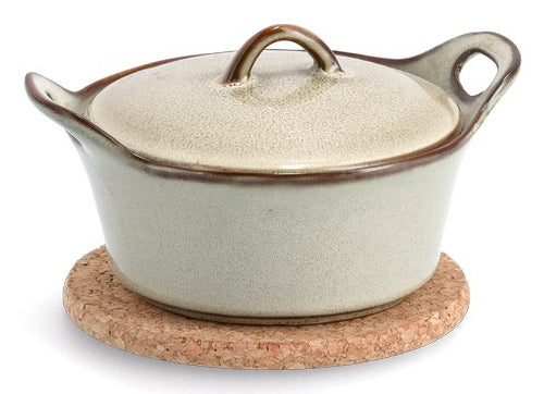 Zeller Present Teekannen-Untersatz Kork, Ø 14 × 1 cm, braun, für Töpfe
