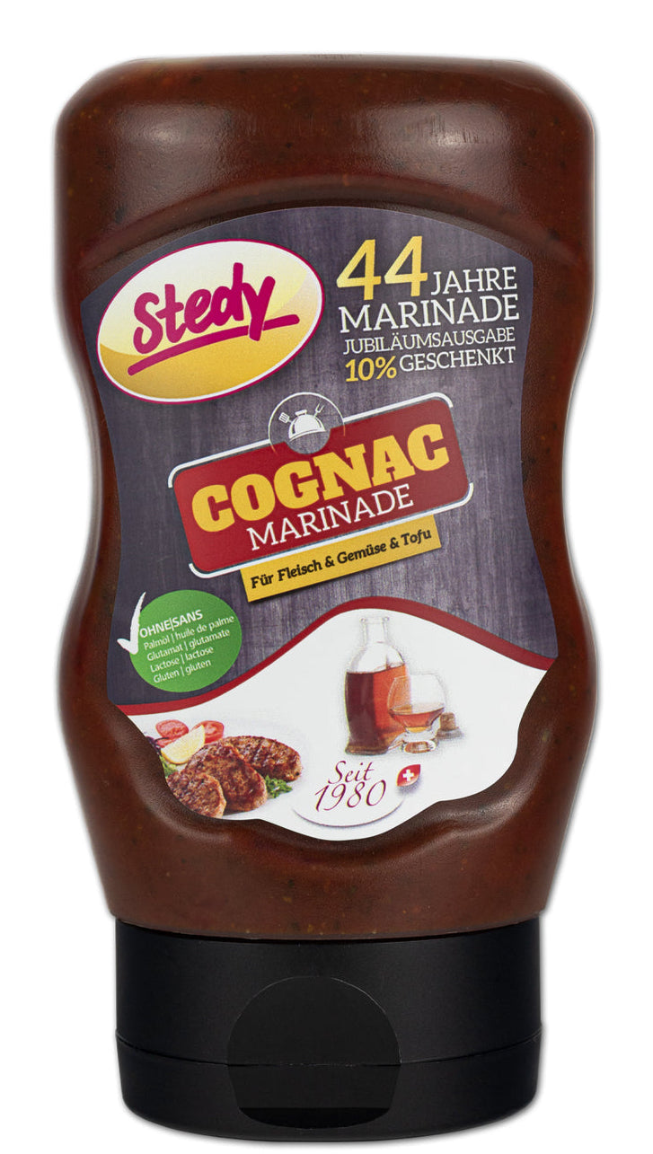Stedy Cognac Marinade, glutenfrei – 300 g
