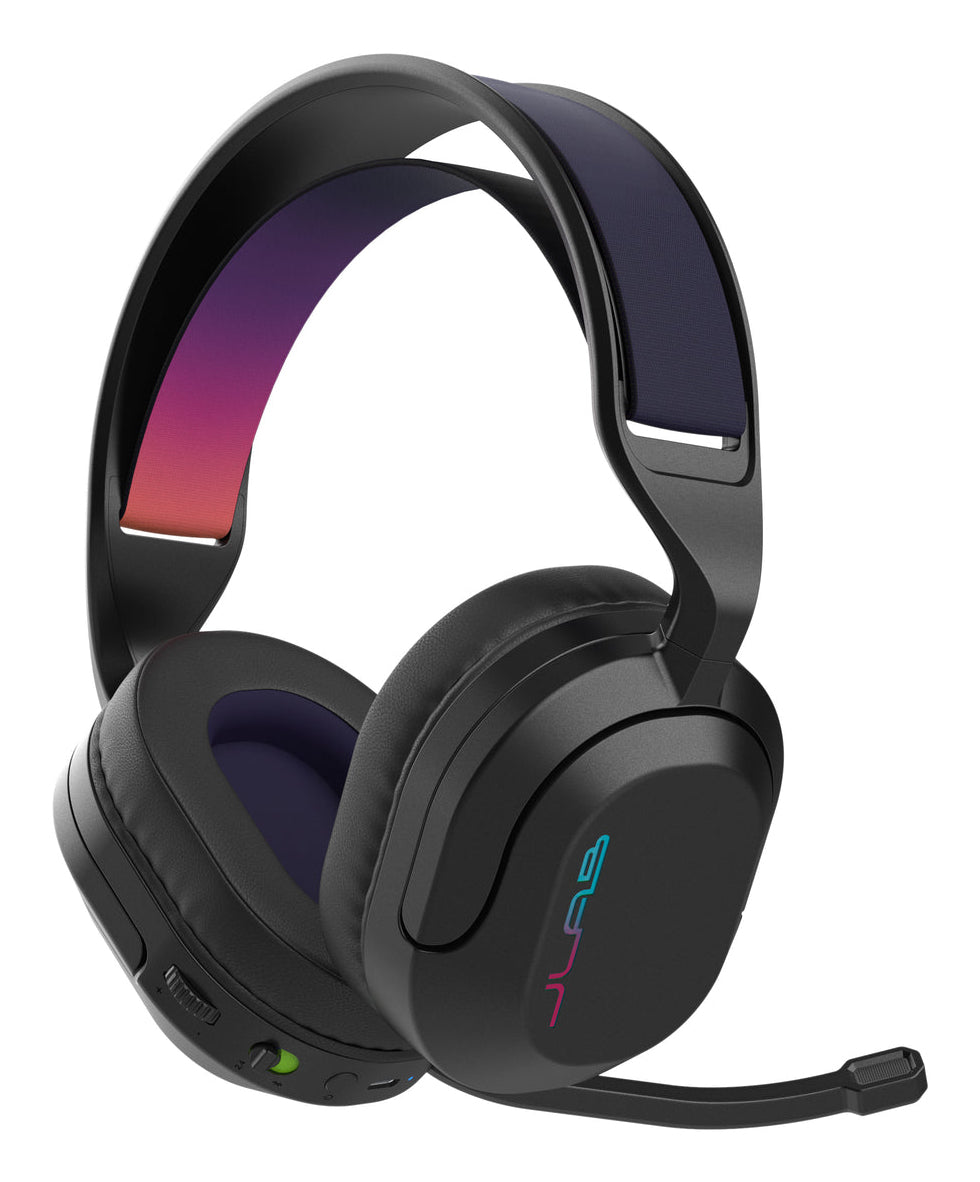 JLab Nightfall – Gaming-Headset – Bluetooth, USB-C – Schwarz, für PlayStation/PC – bis 70 h