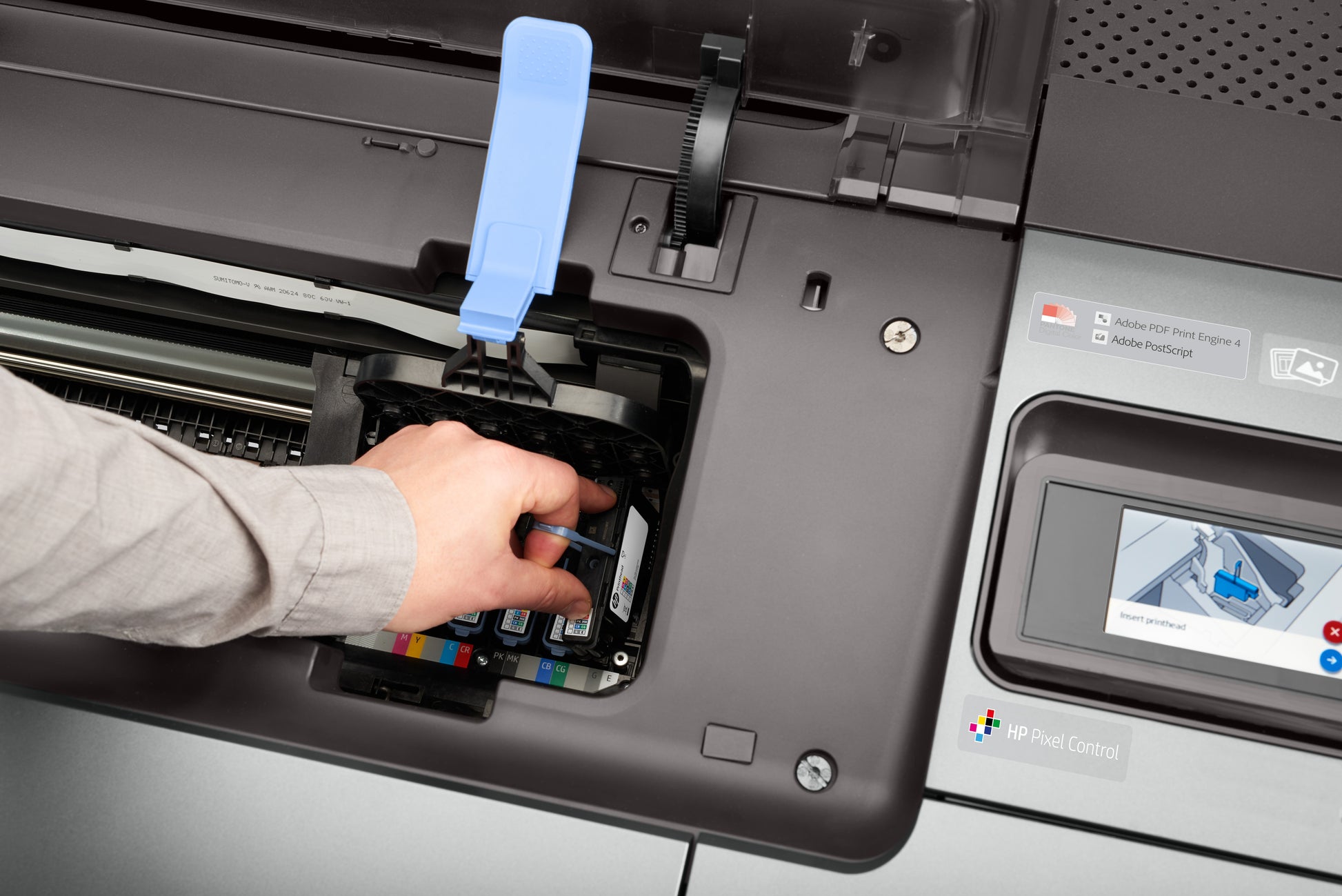 HP DesignJet Z9+ – Grossformat-Plotter, 44" (1'118 mm), A0, LAN, Wi‑Fi Direct, PostScript