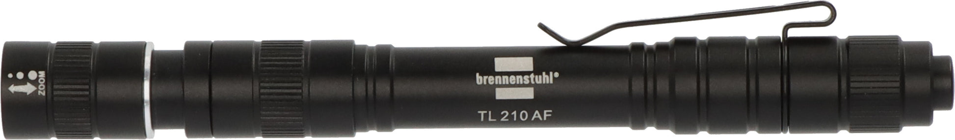 Brennenstuhl Taschenlampe TL 210AF – 200 lm, 55 m, IP44, USB, 4 Modi – Schwarz