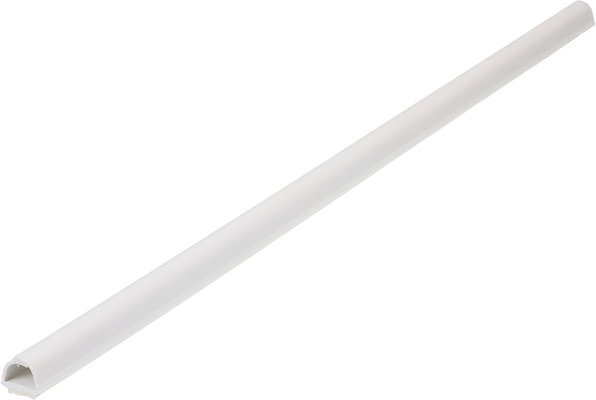 Max Hauri AG Max Hauri Wandkanal – 15 × 12 mm – 4 m – Kunststoff – Weiss, selbstklebend