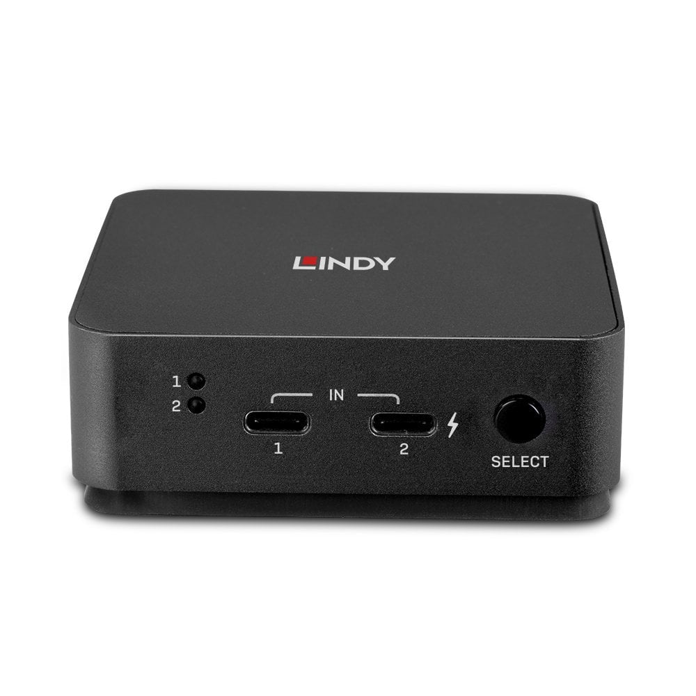 Lindy KVM-Switch 2×1, USB-C/Dual HDMI, 4K (3840 × 2160)