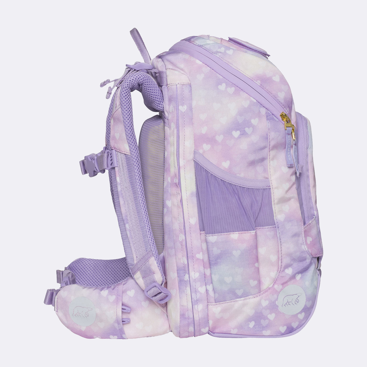 Beckmann Active Air FLX – Schulrucksack-Set 6-teilig, Unicorn Princess, 25 l, 22×39×26 cm