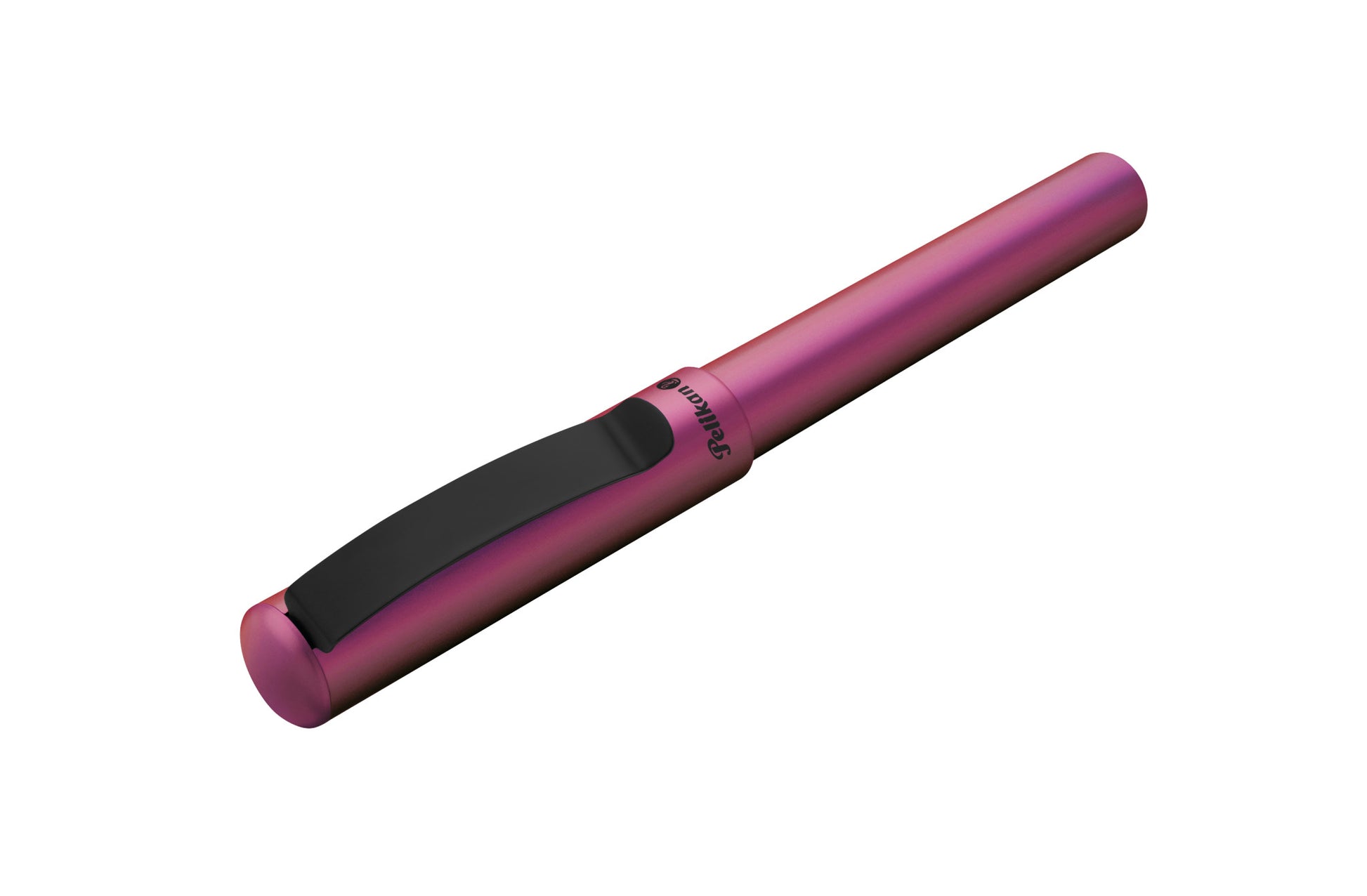 Pelikan Pina Colada Holo – Tintenroller, 0,7 mm, Blau, radierbar, Metall, Pink