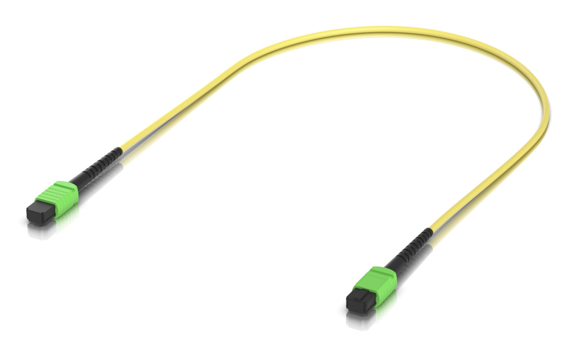 Ubiquiti LWL-Patchkabel – MPO-12 (APC), Single-Mode (OS2), 100 Gbit/s, 0,5 m