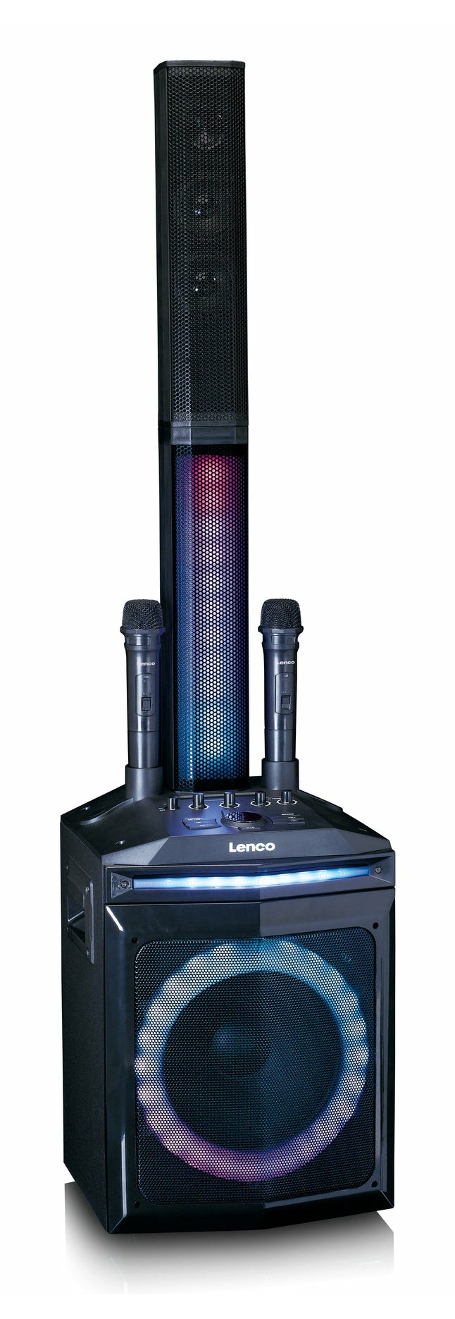 Lenco PA-220BK – Party-Lautsprecher – 120 W, LED