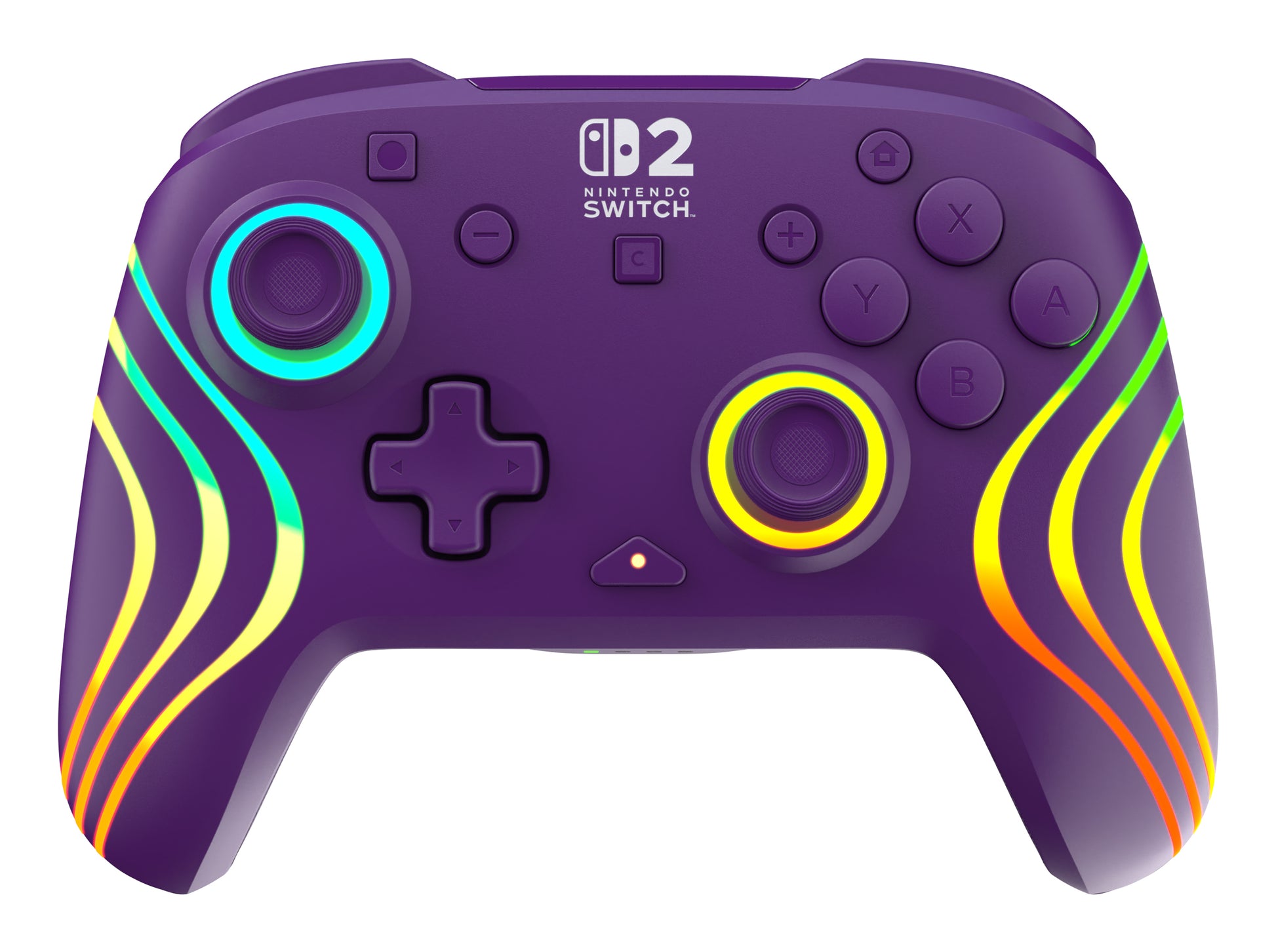 Turtle Beach Afterglow Wave – Gamepad – Bluetooth/USB, RGB, 20 h – für Nintendo Switch, Violett