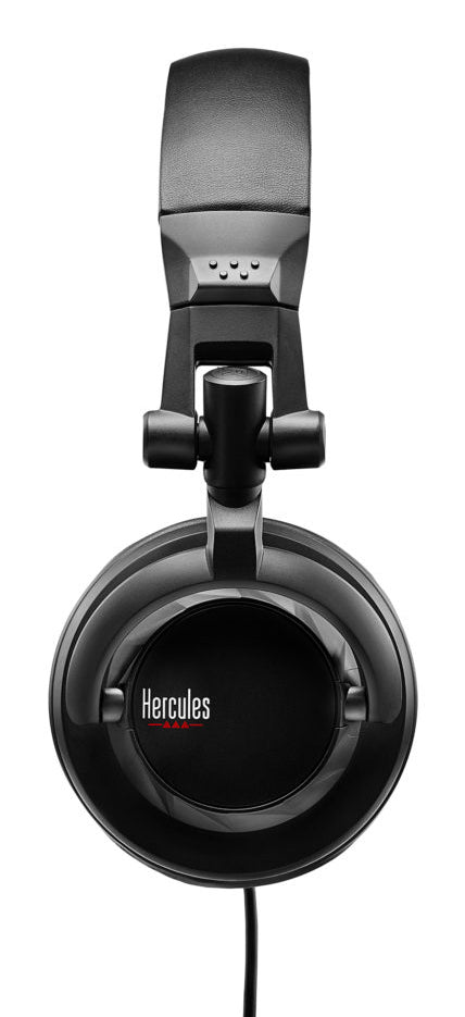 Hercules HDP DJ45 DJ-Kopfhörer – Over-Ear, Kabelgebunden, 3,5 mm Klinke, Schwarz