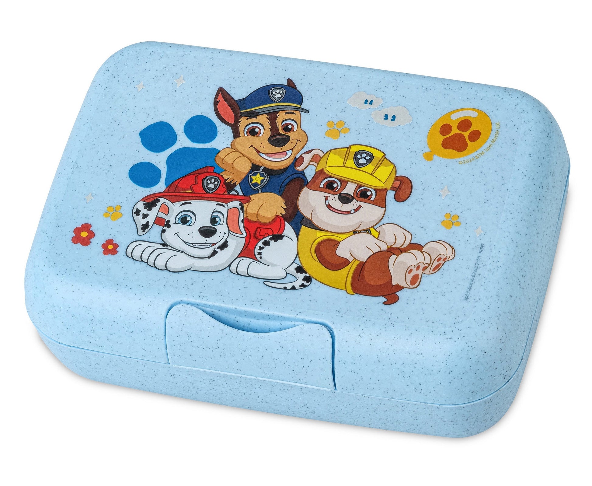 Koziol – Lunchbox, 19 × 13,5 × 6,5 cm, Biokunststoff, hellblau, mit Trennschale