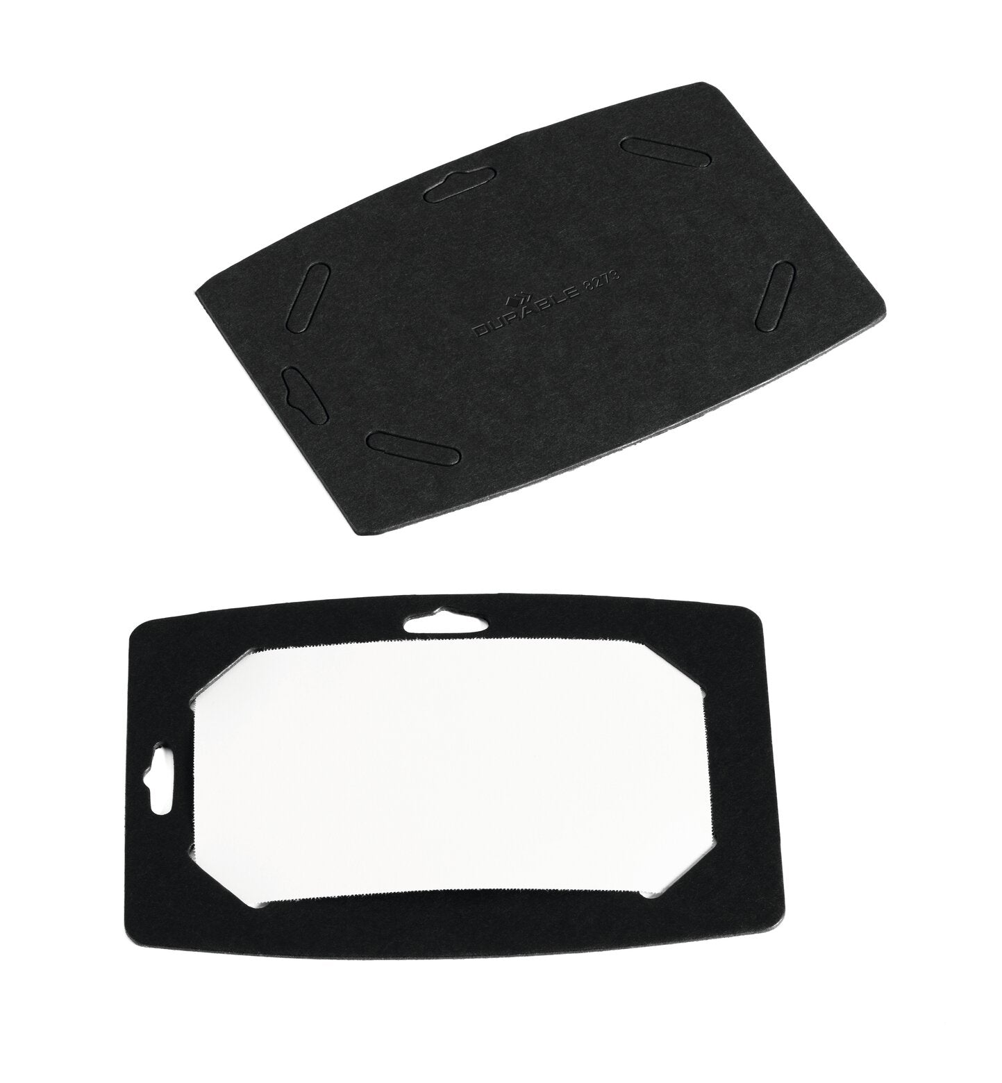 Durable Ausweishalter – Hoch/Quer – Schwarz – Karton – 54×90 mm
