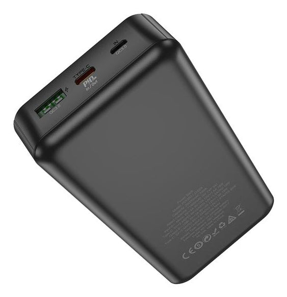 ONIT Powerbank 20'000 mAh – 20 W PD, 1× USB-C, 1× USB-A, schwarz