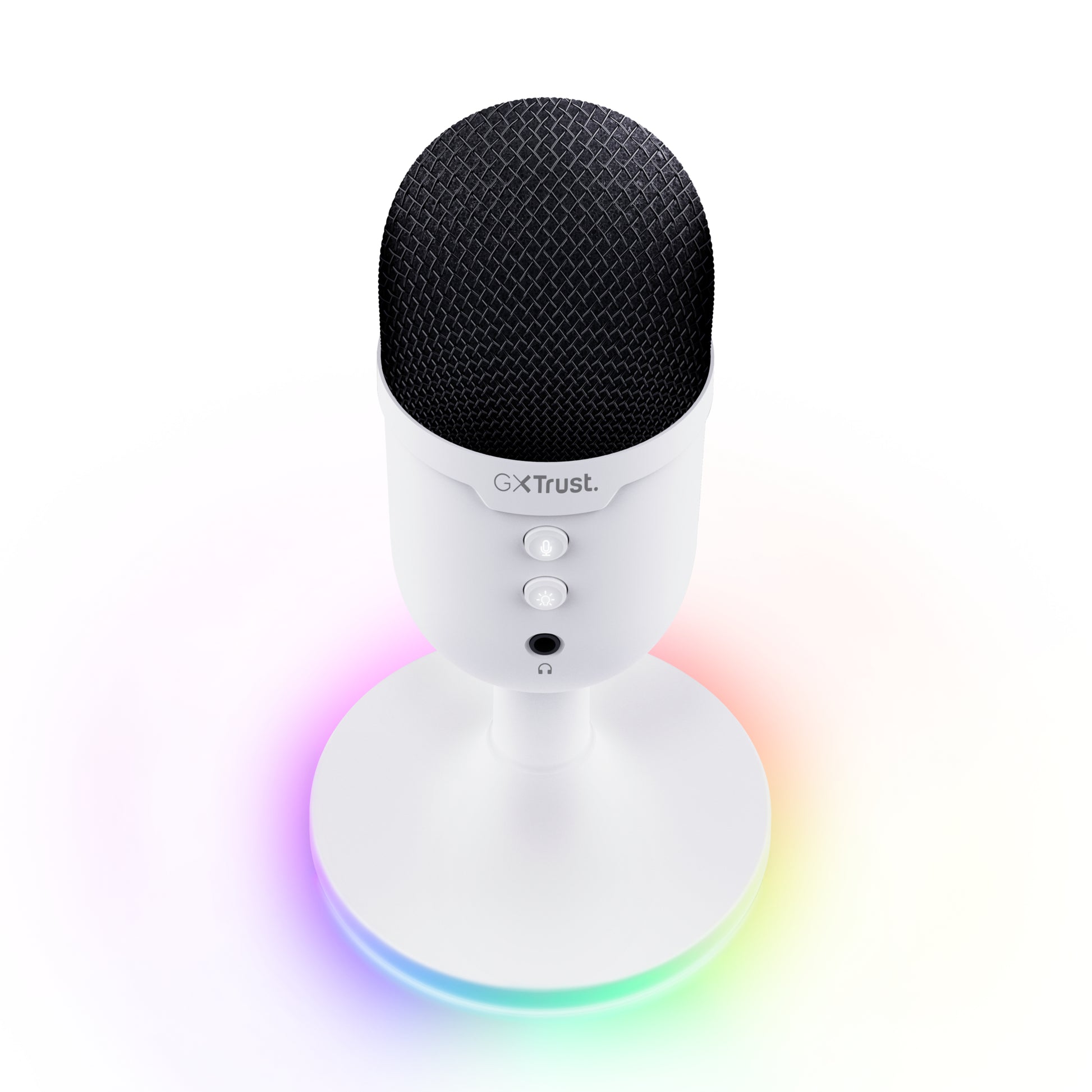 Trust GXT 234W Yunix Tischmikrofon – USB-A/3,5 mm Klinke, Niere, 16 Bit/48 kHz, für Windows/Mac