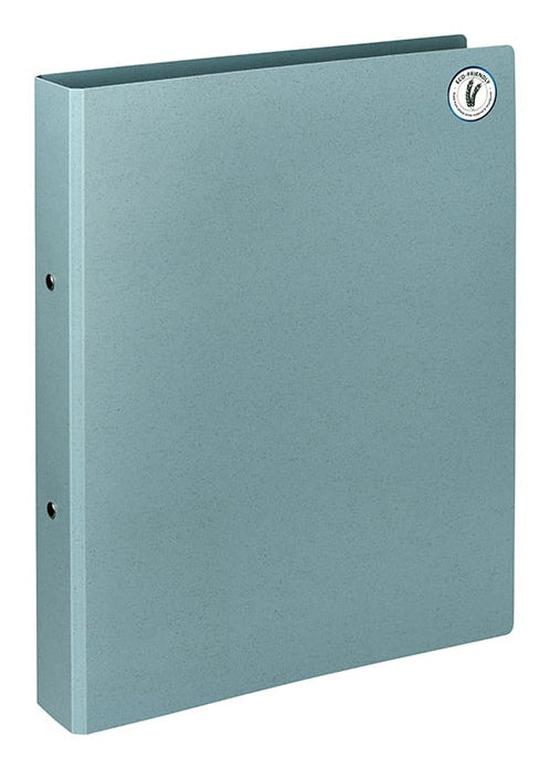 Kolma Zeigebuch – A4 Hochformat – 2-Ring, Ø 35 mm, Rücken 40 mm – Blau, Weizenstroh, Recyclingfähig