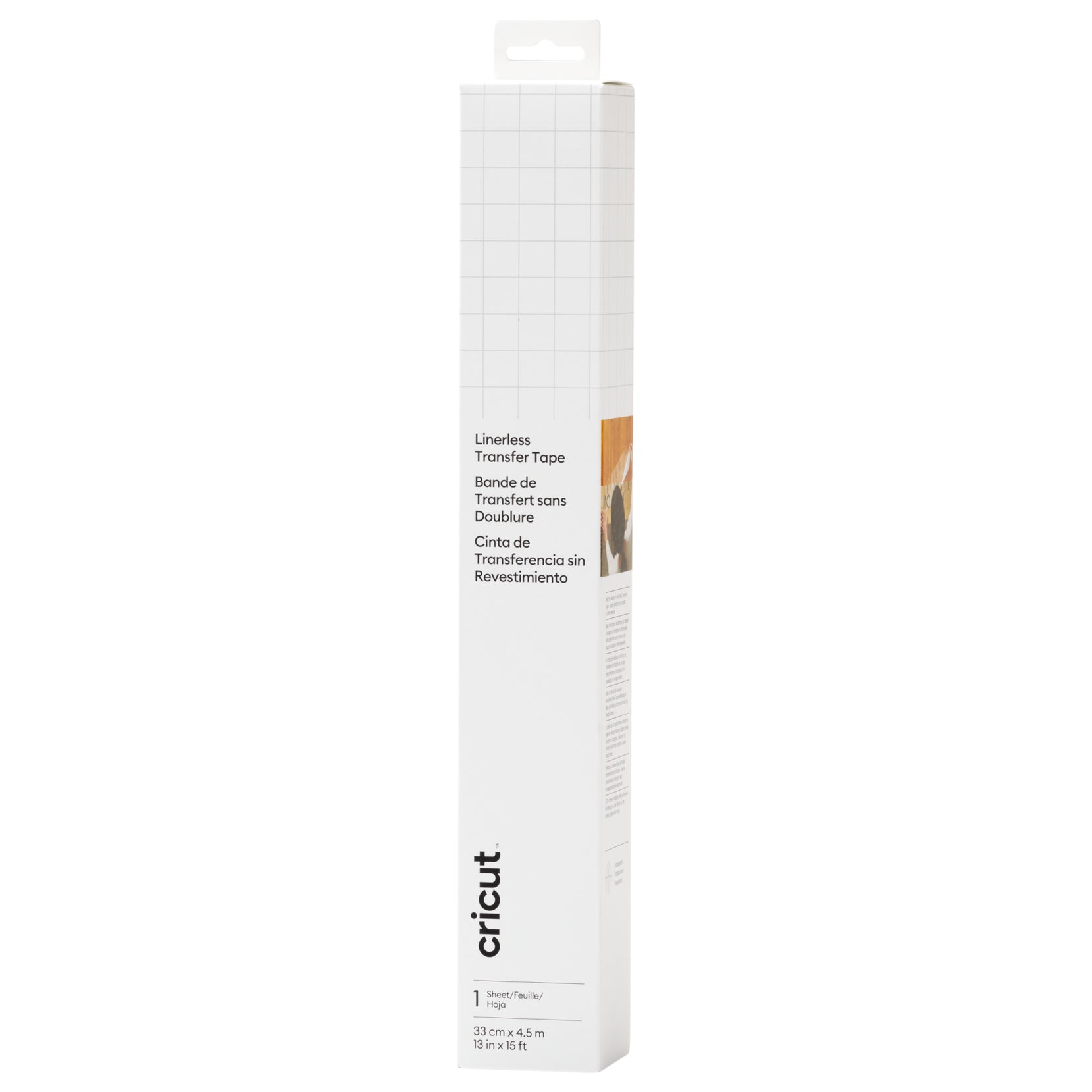 Cricut Transferpapier, selbstklebend – für Cricut Schneideplotter – 33,0 cm × 4,57 m – transparent