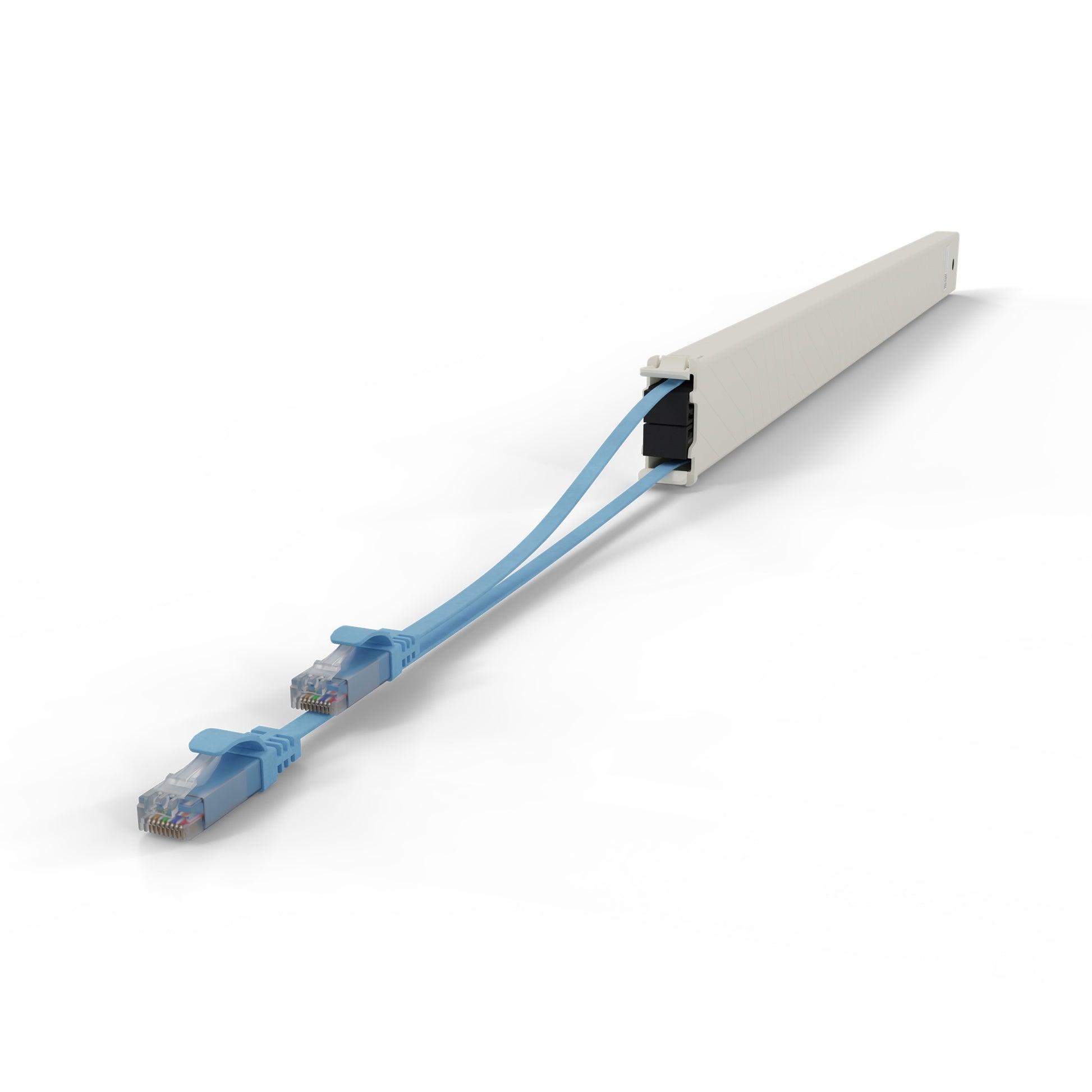 PATCHBOX .one Cassette 46RU Patchkabel – Cat6a U/UTP, 2,5 m, Blau, RJ-45