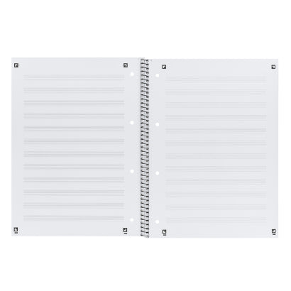 Oxford Collegeblock – A4 – 90 g/m² – Softcover, mikroperforiert, Ausreisshilfe, Beschriftungsfeld, blau