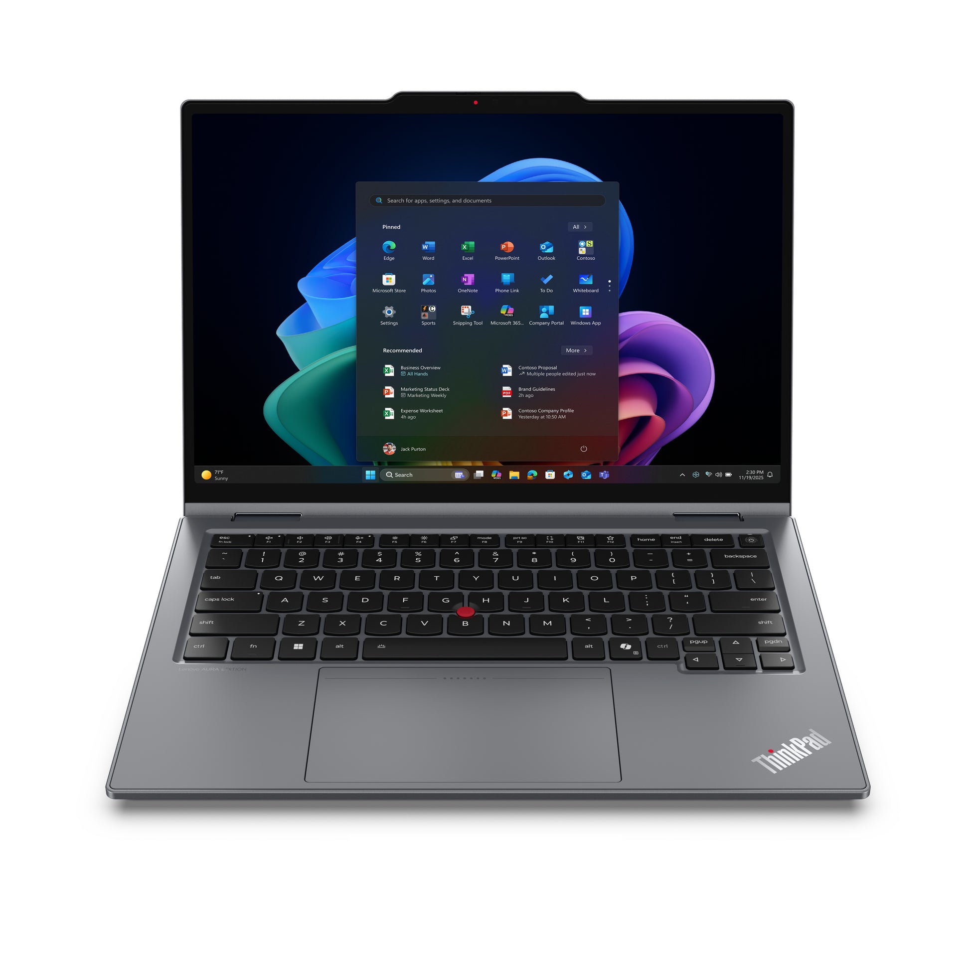 Lenovo ThinkPad X1 2-in-1 Gen 11 – 14" WUXGA Touch, Core Ultra 5 325, 32 GB, 512 GB SSD, Win 11 Pro