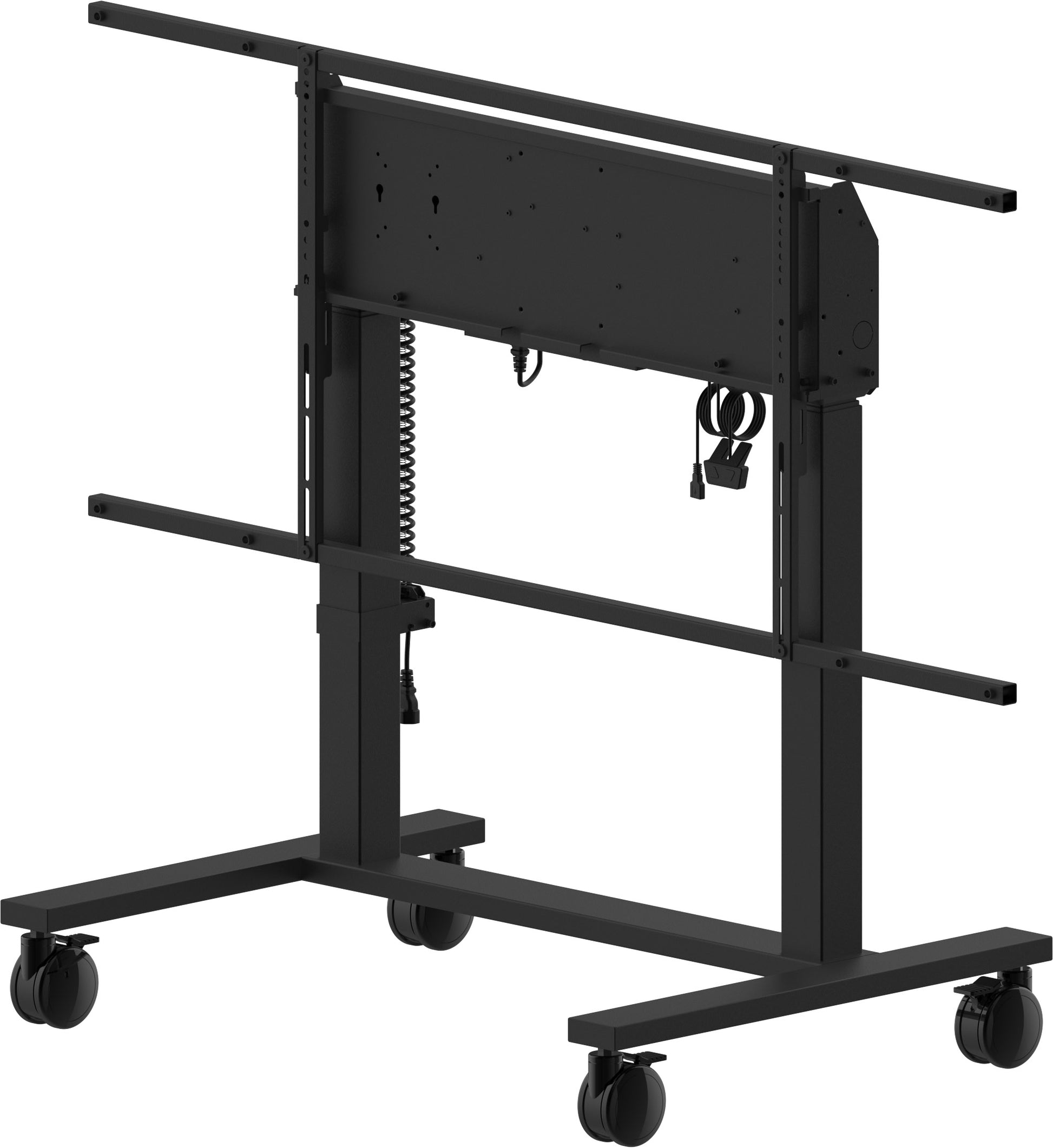 iiyama MD-CAR2031-B1 – Boden-Prospekthalter, für VESA 800 × 600 mm, schwarz, elektrisch höhenverstellbar