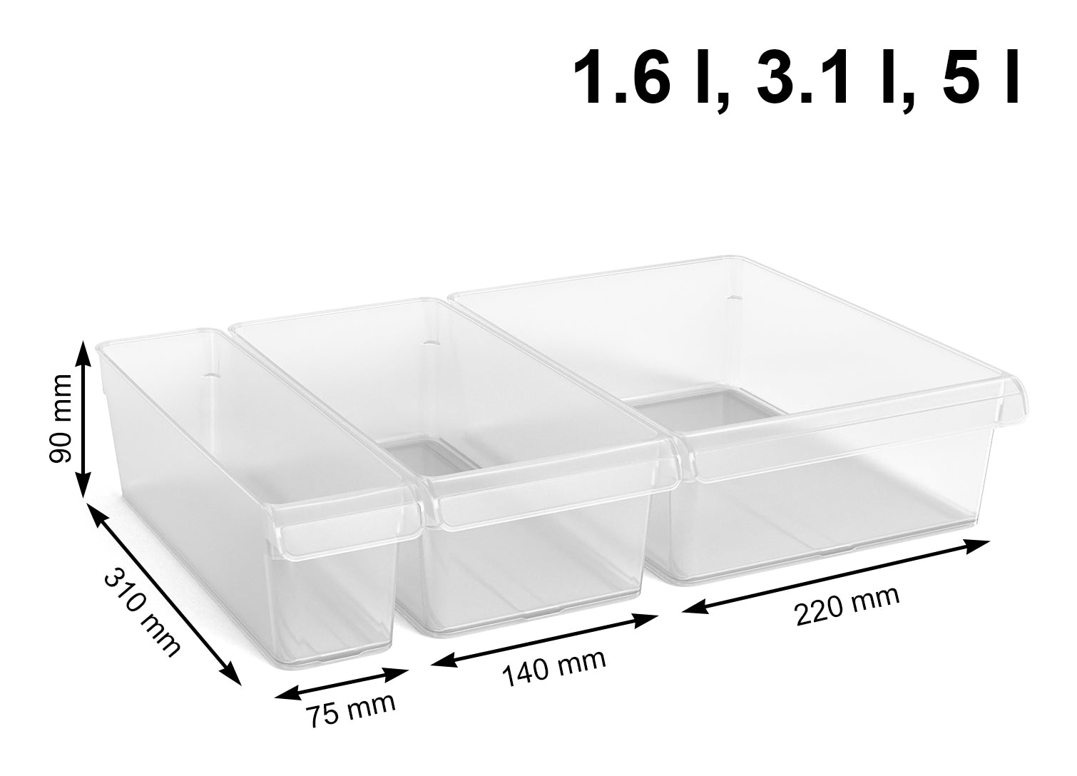 Rotho LOFT – Vorratsdose 9,7 l, 22 × 31 × 12 cm, Polypropylen (PP), transparent