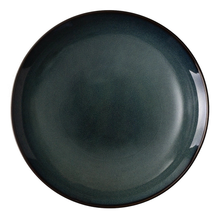 Lunasol Elements Night Sky Tellerset – 12-teilig, Ø 27/23/20 cm, Steingut, Dunkelblau, spülmaschinenfest