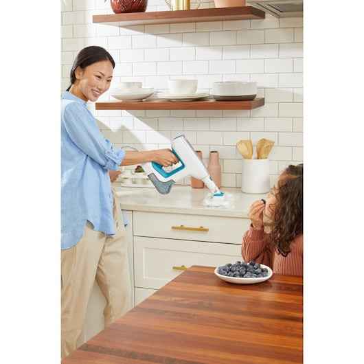 Black & Decker Dampfbesen – 500 ml, türkis, für Polstermöbel