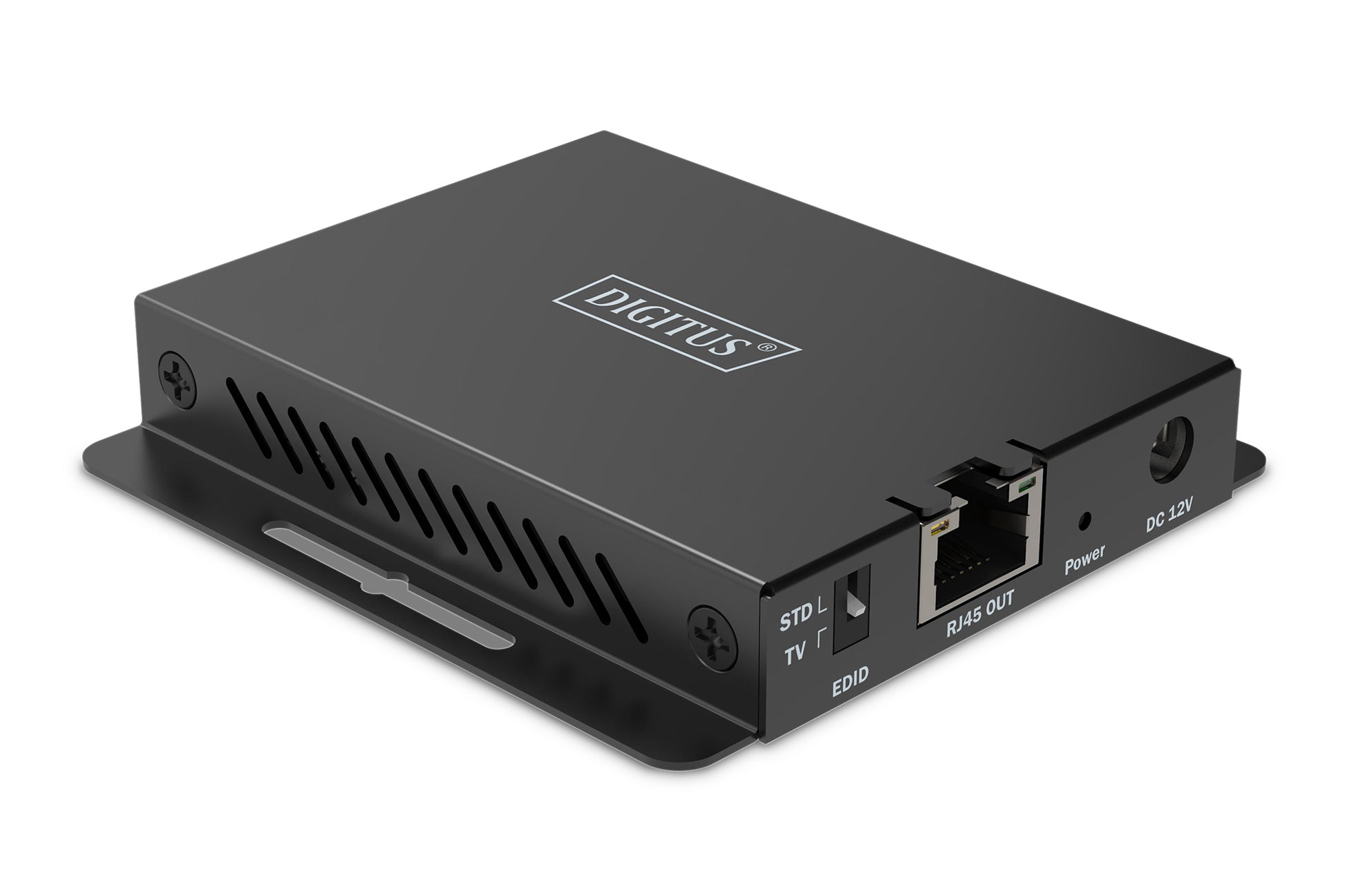 Digitus HDMI-Extender-Set – 4K UHD, 120 Hz, 40 m, HDMI 2.1, RJ-45 – Schwarz, Metall