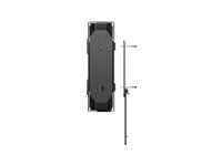 HP B550 – VESA-Adapterplatte – Schwarz – für Z24f G3, Z27k G3, Z32k G3 und andere