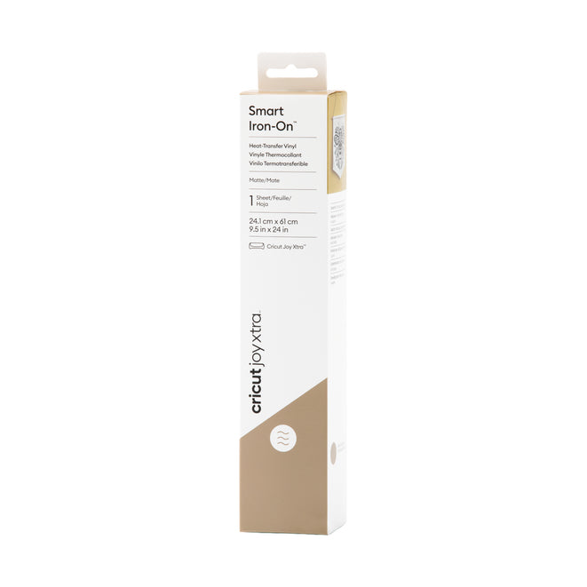 Cricut Aufbügelfolie – Gold – 241 × 610 mm – für JOY Xtra Schneideplotter