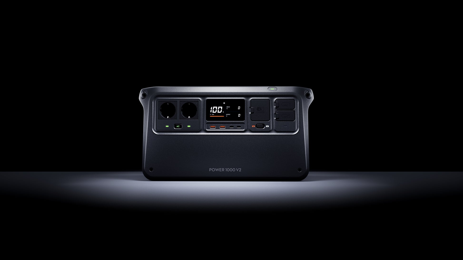 DJI Power 1000 V2 – Powerstation, 1024 Wh, 2600 W AC, LiFePO4, 6× AC, LCD, Wireless Charger