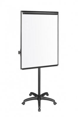 Q-CONNECT Mobiles Flipchart – 71 × 98 cm, weiss, Metall