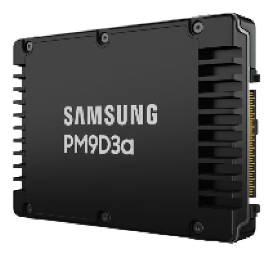 Samsung PM9D3a – 3,84 TB NVMe, PCIe 5.0 x4, 12'000 MB/s lesen, 6'800 MB/s schreiben