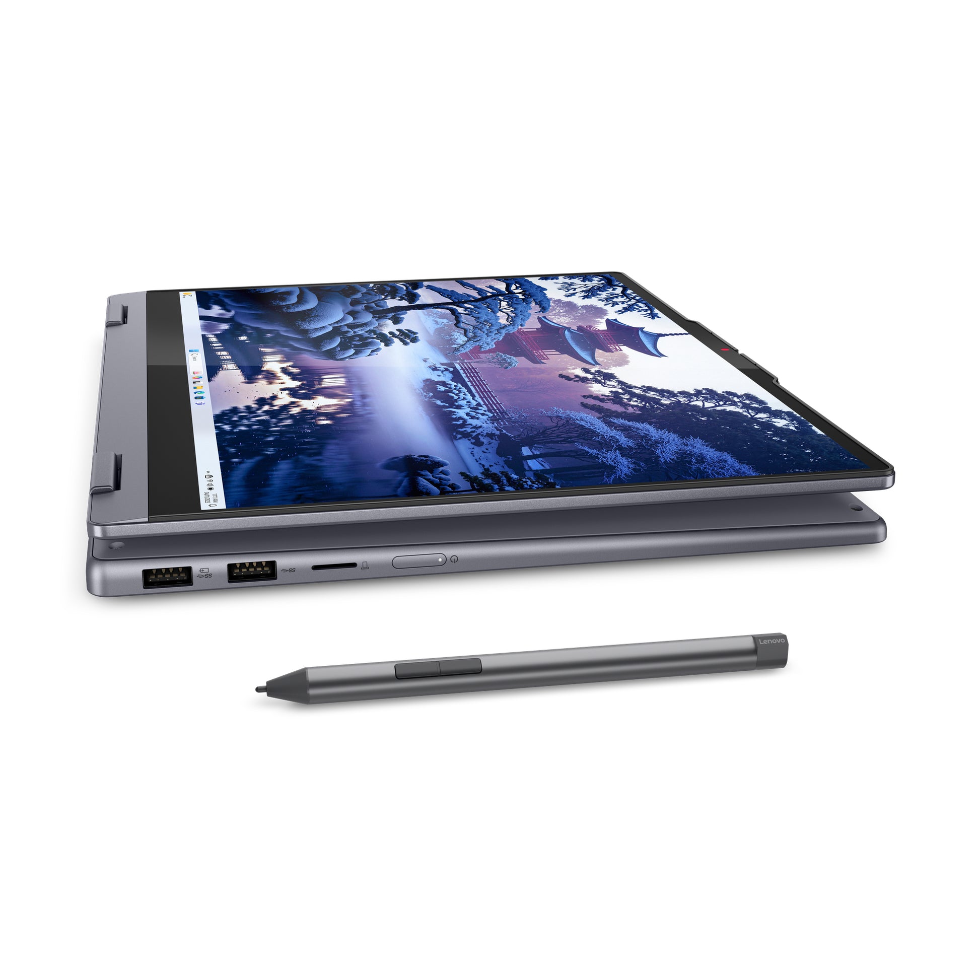 Lenovo IdeaPad 5 2-in-1 Convertible – 14", 16 GB, 512 GB, Grau