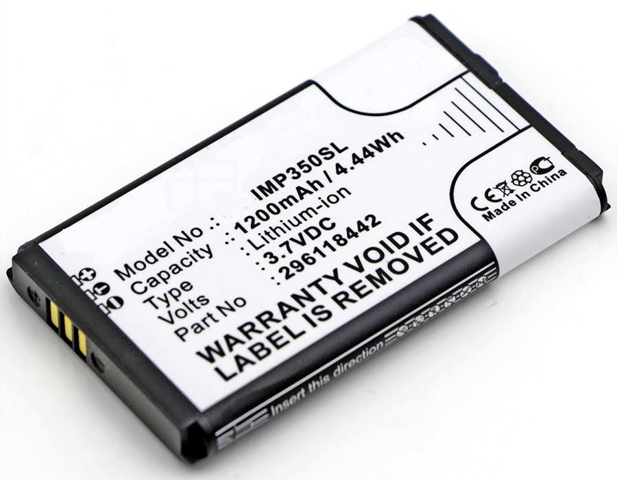 CoreParts Akku, 1'200 mAh, 3,7 V, Li-Ion, Schwarz, für Ingenico