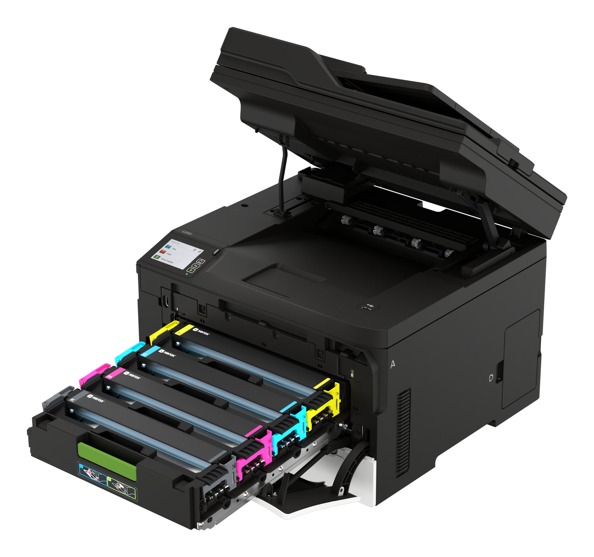 Xerox C255A – Farbe, A4, Duplex, WLAN, LAN, USB, 26 ppm, AirPrint, Mopria
