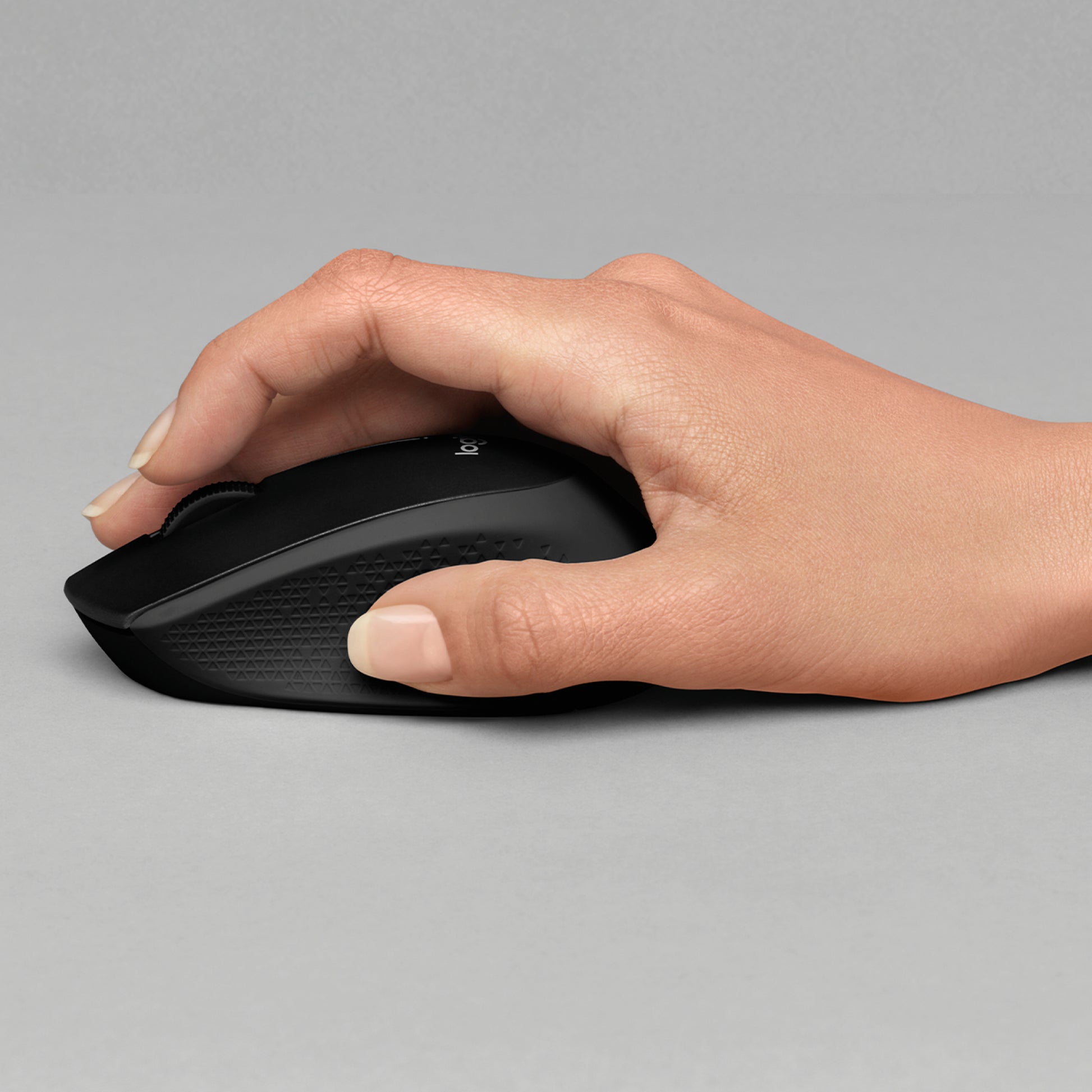 Logitech M330 Silent Plus Maus – kabellos, 2,4 GHz, Silent-Tasten, blau