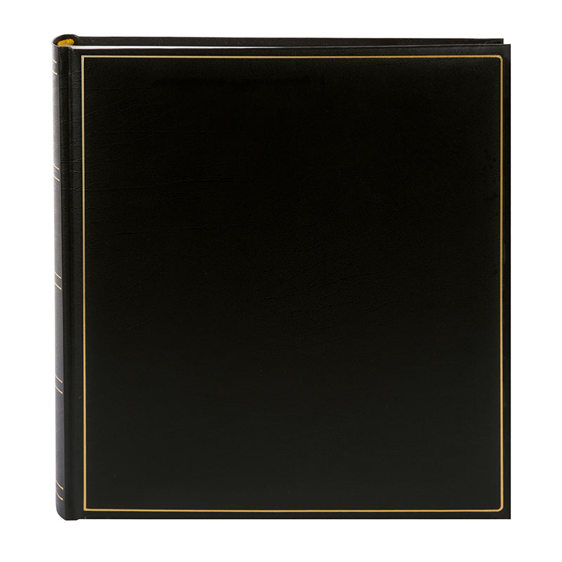 Goldbuch Fotobuch, gebunden, 100 Seiten, weiss, 30 × 31 cm, Kunstleder, schwarz, mit Pergamin