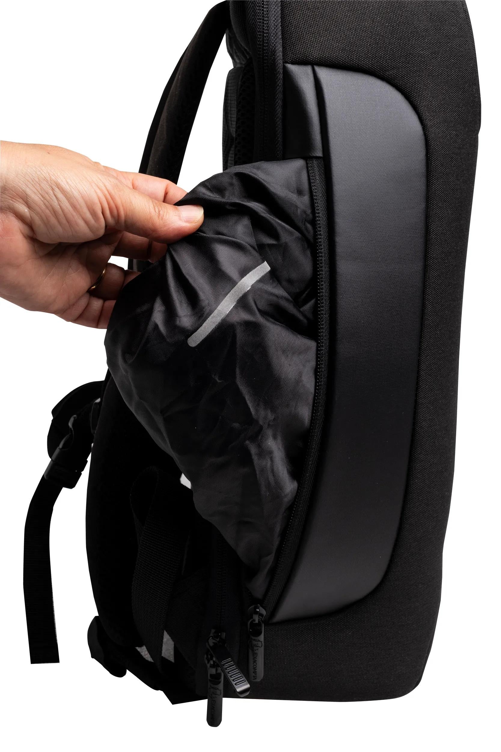 Exacompta EXACTIVE – Notebook-Rucksack – für 16"-Notebook, rPET (recyceltes PET), schwarz