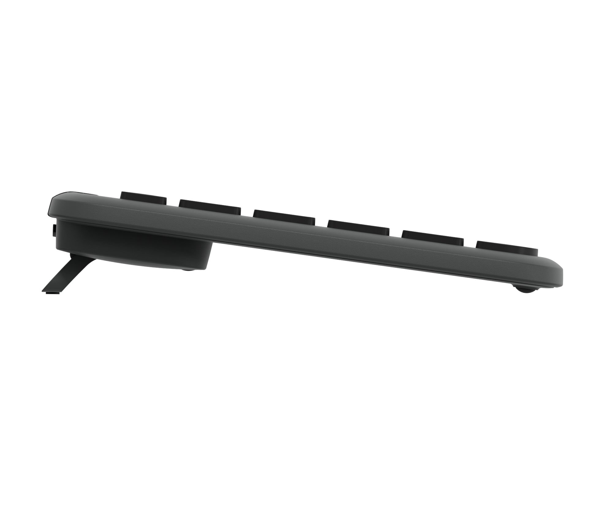 Logitech K950 Signature Slim – Tastatur, kabellos (Bluetooth/2,4 GHz), FR-Layout (FR), Grau