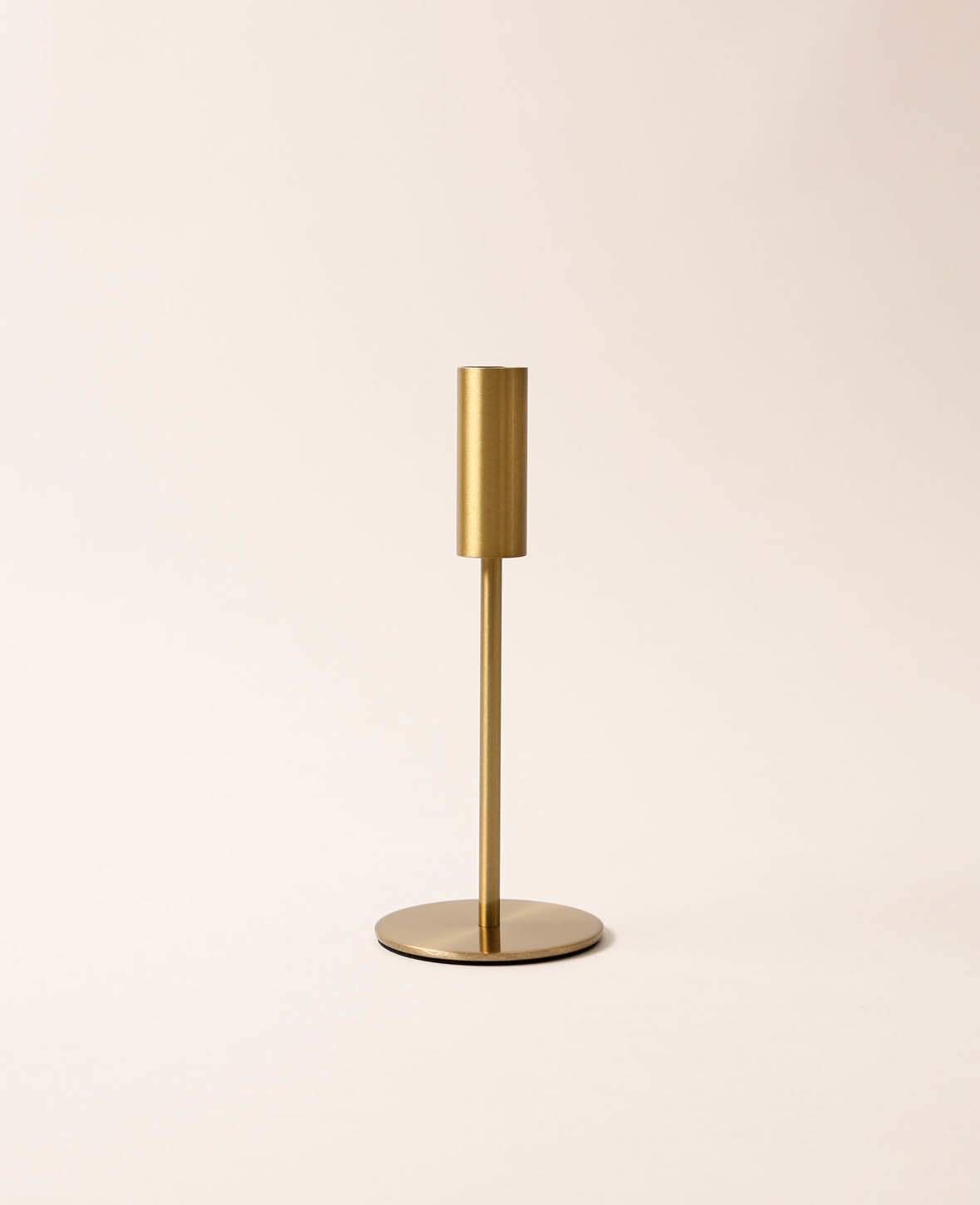 Esmée Kerzenständer – Messing & Metall, Gold – Ø 8 × 20 cm – 1 Stück