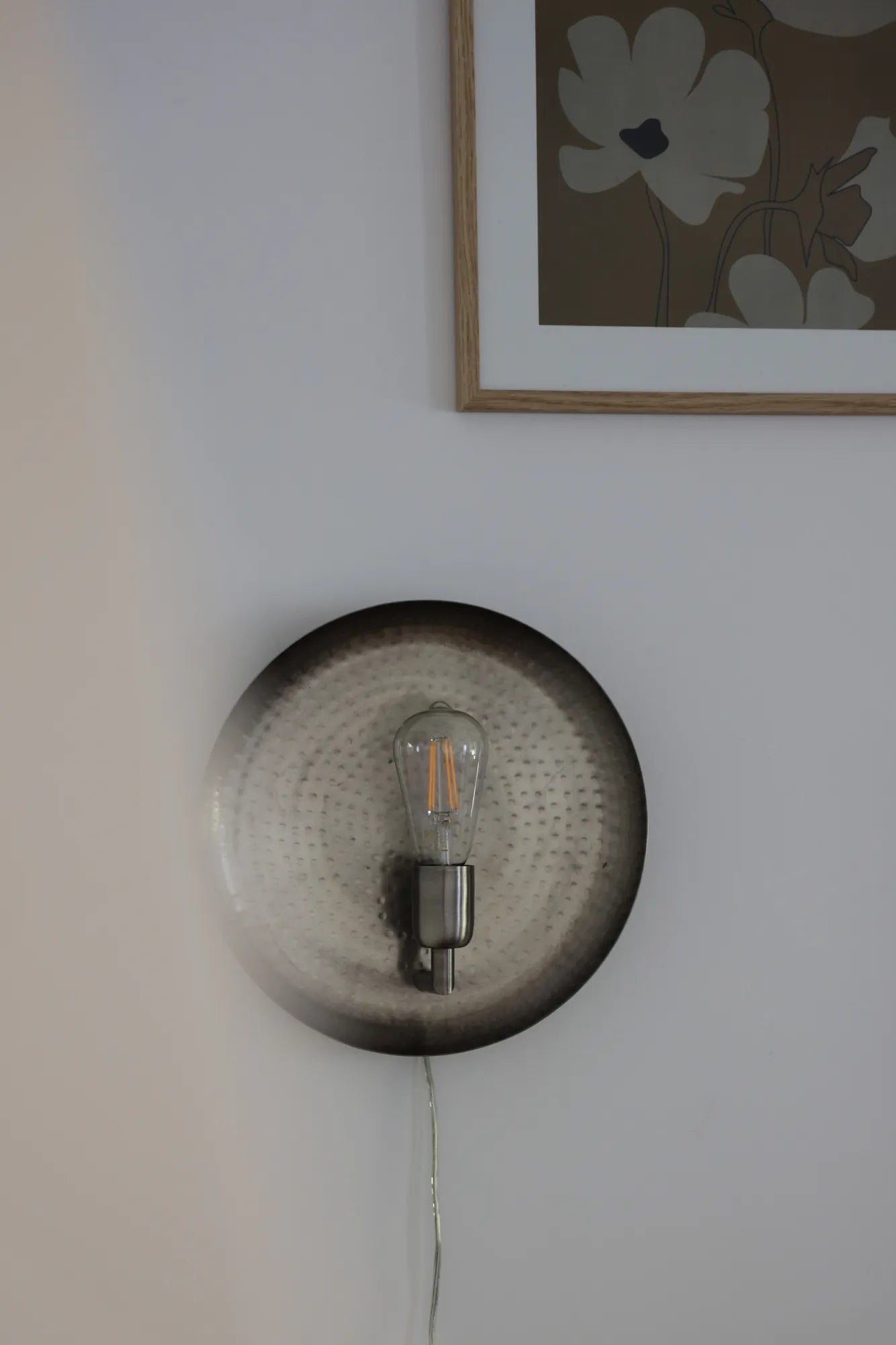 Markslöjd Wandleuchte Dolium – Ø 31 × 11 cm, 40 W, nicht dimmbar, Silber, exkl. E27