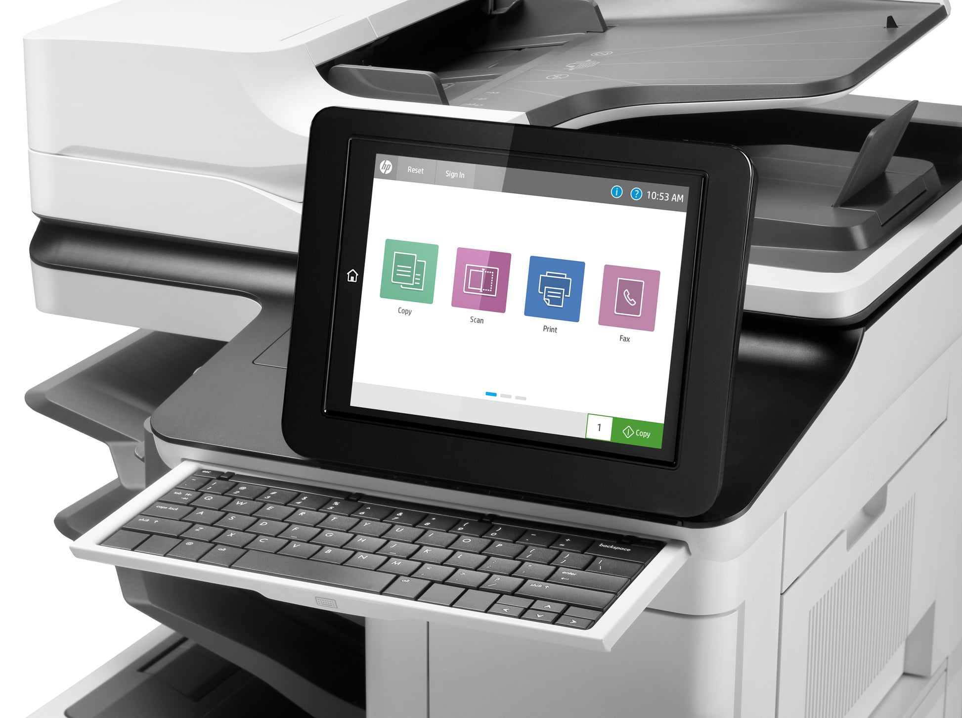 HP LASERJET ENTERPRISE FLOW M635Z – S/W Laser-MFP A4 – 61 ppm S/W