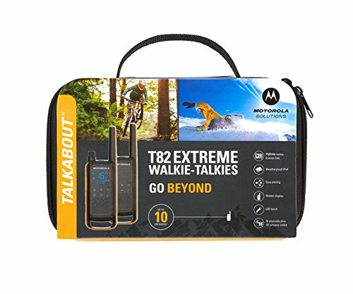 Motorola TLKR T82 Extreme – Funkgerät, PMR, schwarz, orange