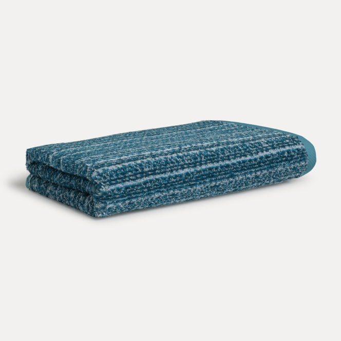 Möve Duschtuch Tide Texture – 67×140 cm, 100% Baumwolle, 520 g/m², Petrol