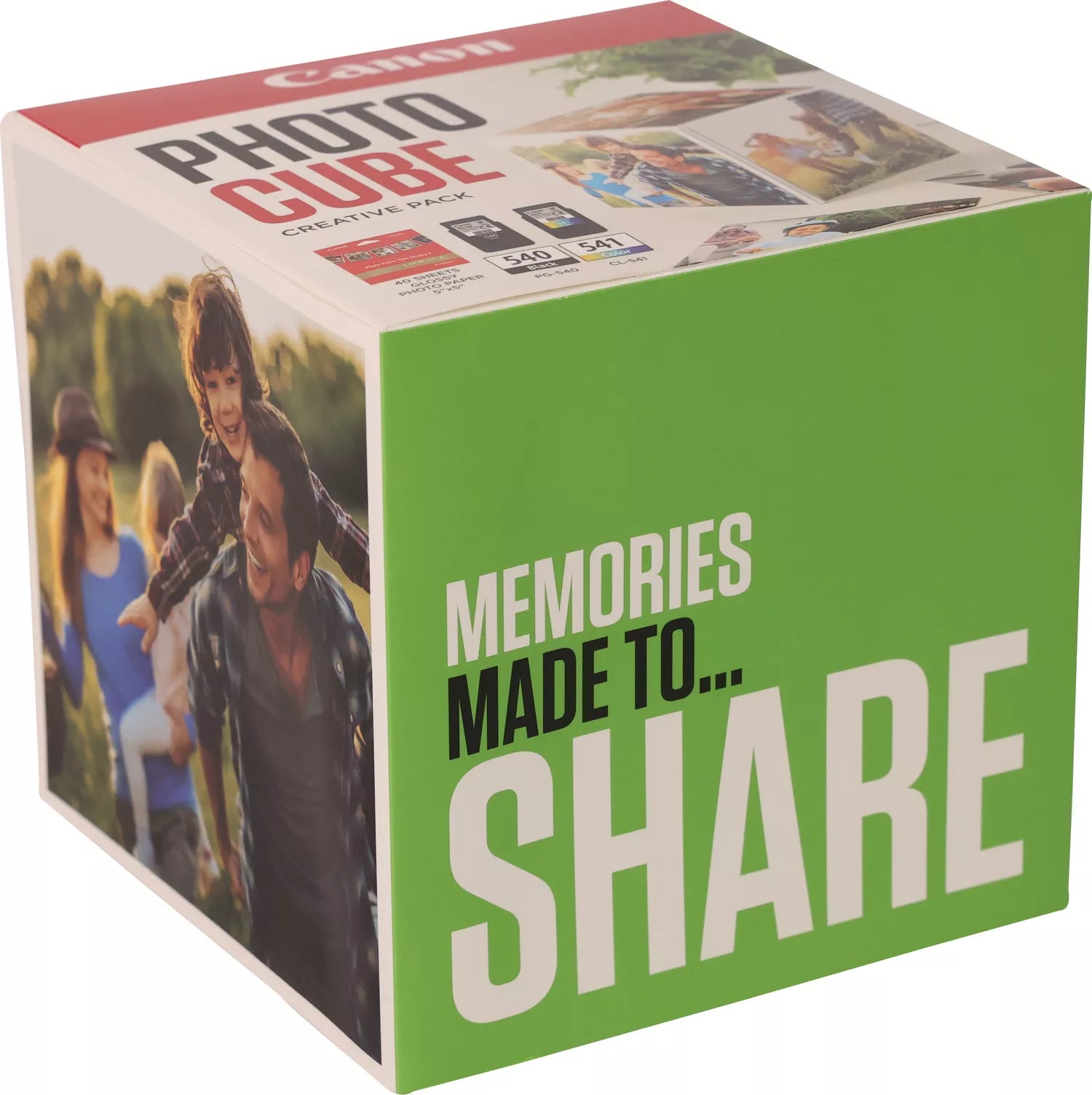 Canon Tintenpatronen-Multipack PG-540/CL-541 Photo Cube, mit 5" × 5" Fotopapier