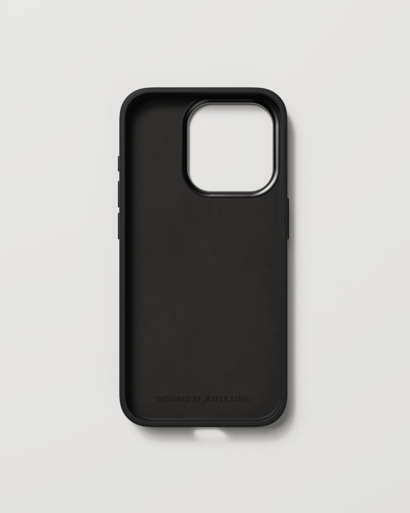 Nudient – Backcover – für Apple iPhone 15 Pro – schwarz